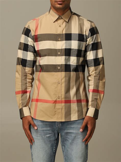 burberry shirt for males|designer shirt burberry for men.